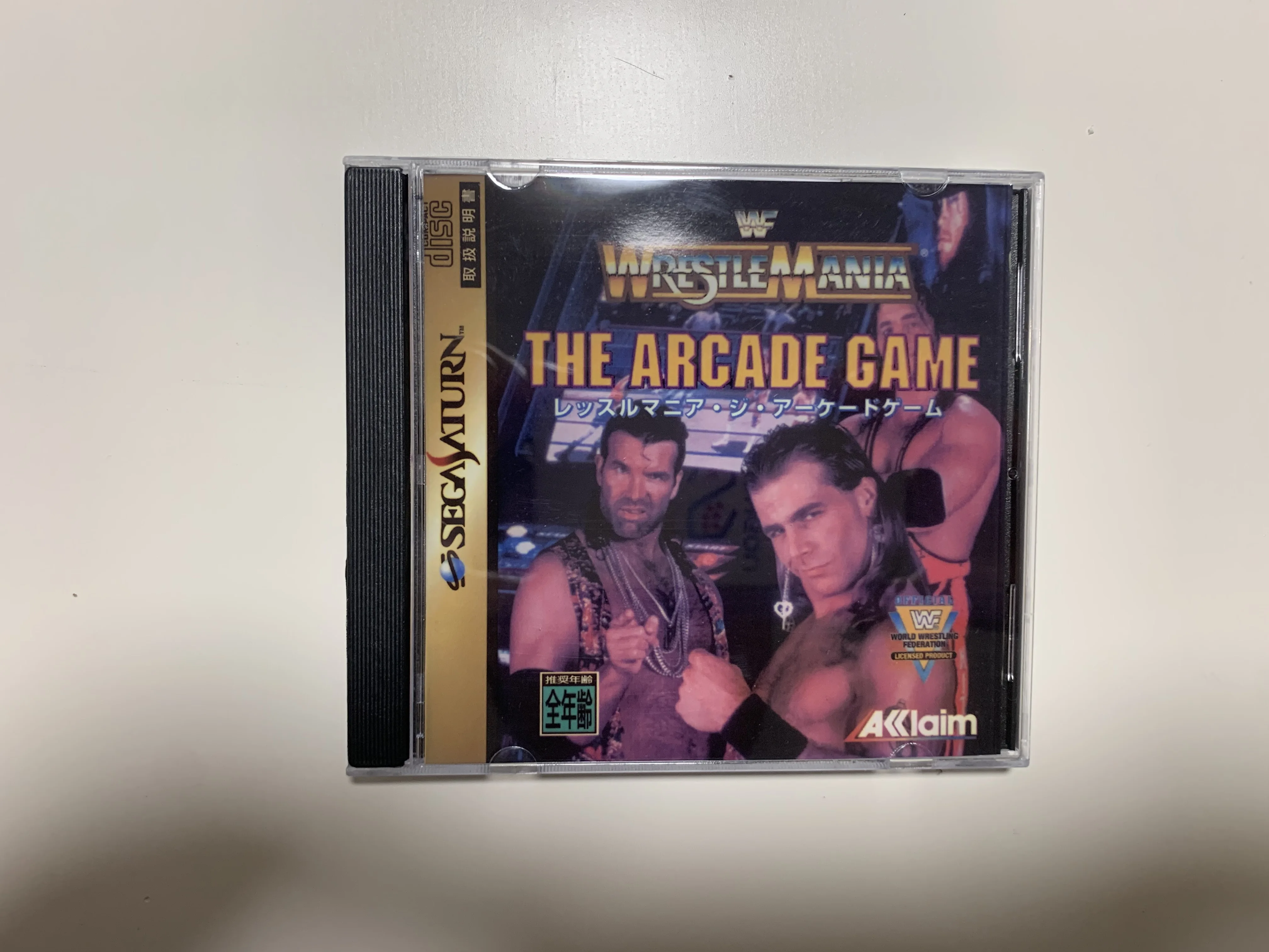 

Saturn Copy Disc Game WWF WrestleMania The Arcade Game WWF Unlock SS Console Game Optical Drive Retro Video Direct Reading Game