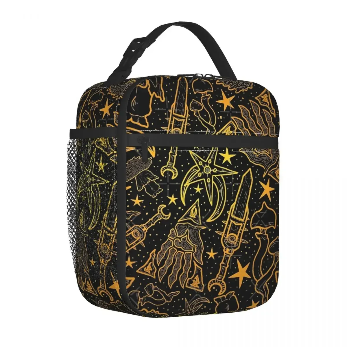 Nerevar's Incarnate Morrowind Gold Insulated Lunch Bag Personalized Oxford Cloth Travel Multi-Style