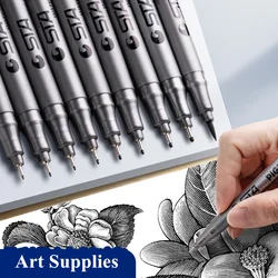 Manga Markers Needle Pen Black Drawing Sketch Micron Pens Japanese Stationery School Art Supplies Sakura Pigment Fineliner Pen