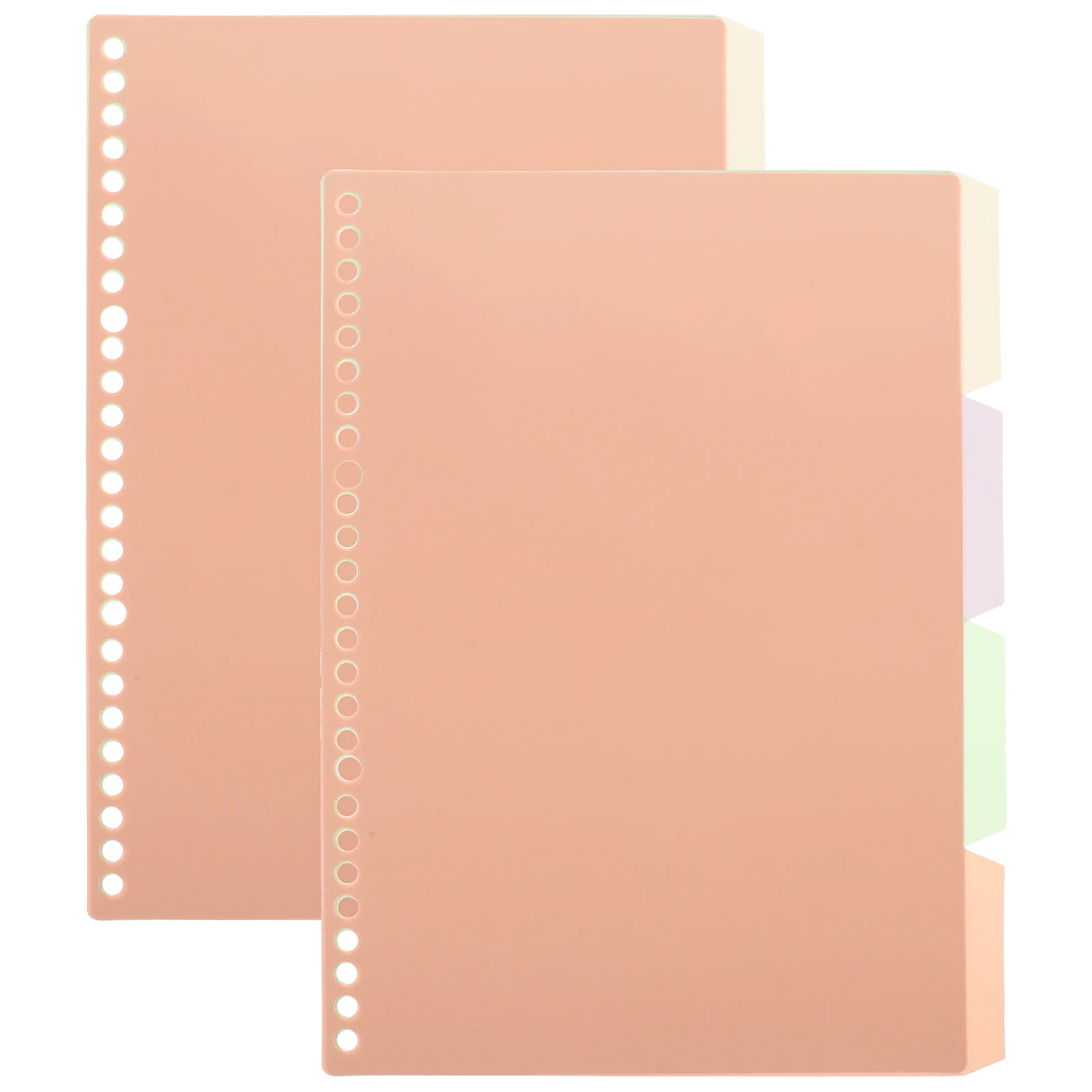 10 Pcs Folder Dividing Page Tags Notebook Organizers Pp Plastic Notepad Tab Dividers