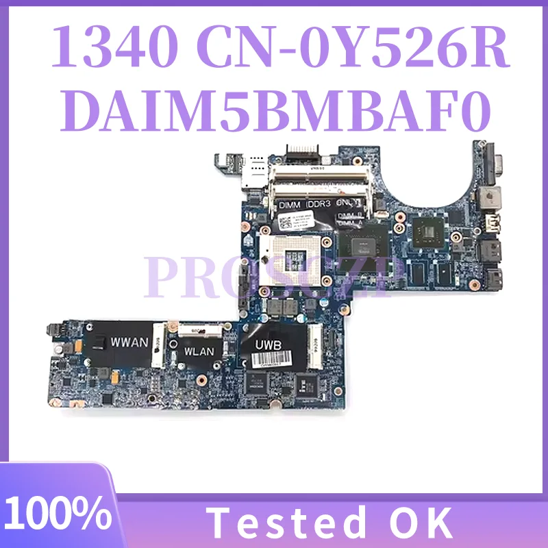 

DAIM5BMBAF0 CN-0Y526R 0Y526R Y526R Mainboard For Dell Studio XPS 1340 Laptop Motherboard GT210M 100% Full Tested Working Well