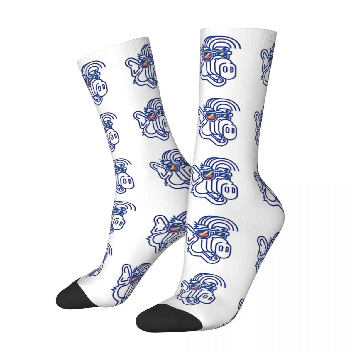 

Vintage Alien Life Form Men's Socks ALF Ah Fu At Home TV Series Unisex Novelty Seamless Printed Crazy Crew Sock Gift