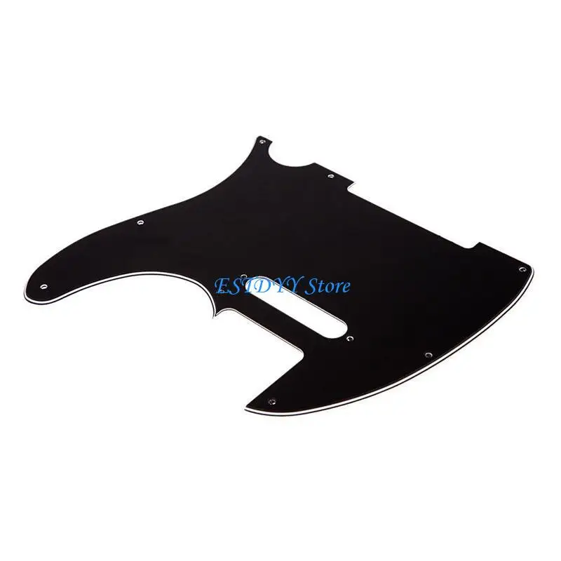 

G6DE 3 Ply Electric Guitar Pick Guard Scratch Plate Fit Black