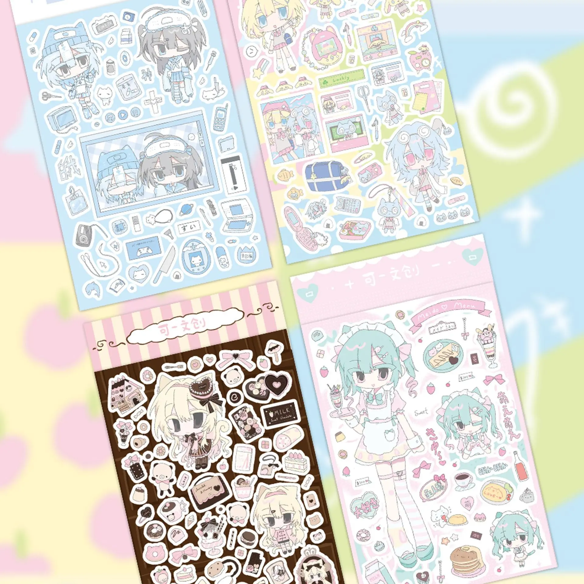 Angel Girl Character Decorative Stickers