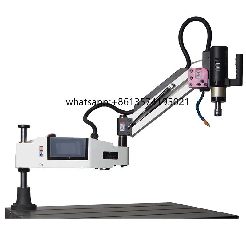 

M3 M10 Customized Electric Threading and Tapping Machine Automatic Servo Motor Vertical Tapping Machine with PLC 220V Voltage