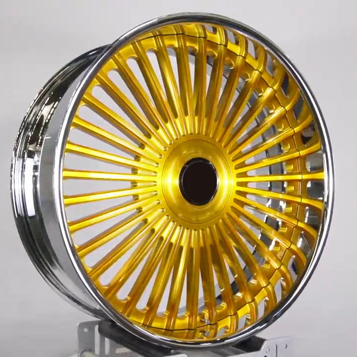 Custom 2/3 Piece Forged Alloy Wheels for Blitz 03 Style for 350Z G35 Supra RX7 . Silvia S15 Chrome - view 3