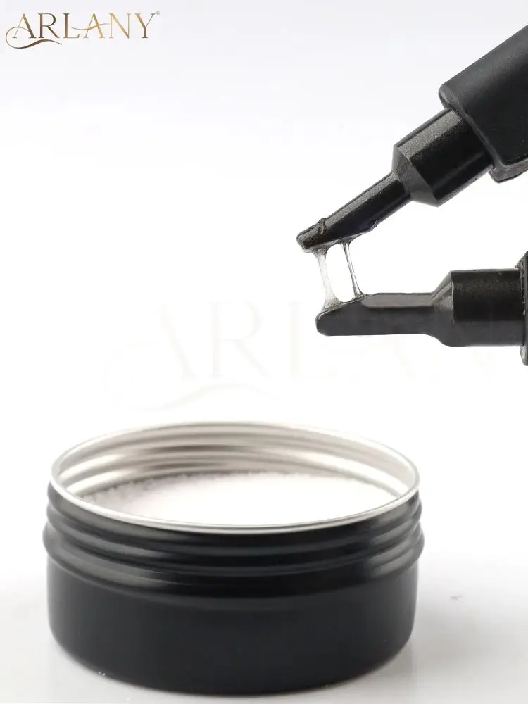 ARLANY Keratin-Klebepulver für vorgebundene Extensions, italienischer Keratin-Kleber, heißschmelzendes Keratin-Klebepulver für K/I/U/V-Spitze – Detail 2