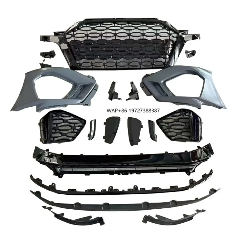 

RS3 Upgrade Kit for A3 2013-2015 to RS3 2021 Front Bumper Kit A3 BodyKit With Honeycomb Grille