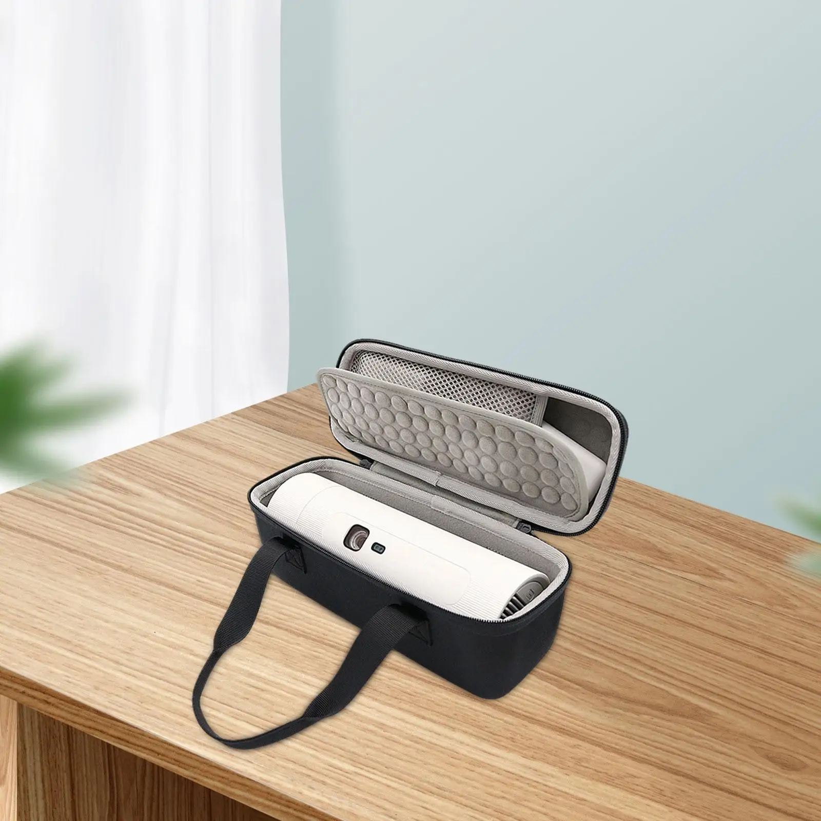 Projector Carry Bag Lightweight Wear Resistant Double Zippers Elastic Shock-absorbent Projector Carrier for P5 P3S P3 P2