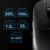 AJAZZ AJ179P MC Three Modes Geaming Mouse With RGB Magnetic Charging Base PAW3311 Esports Sensor 56g Lightweigh Ergonomic Design