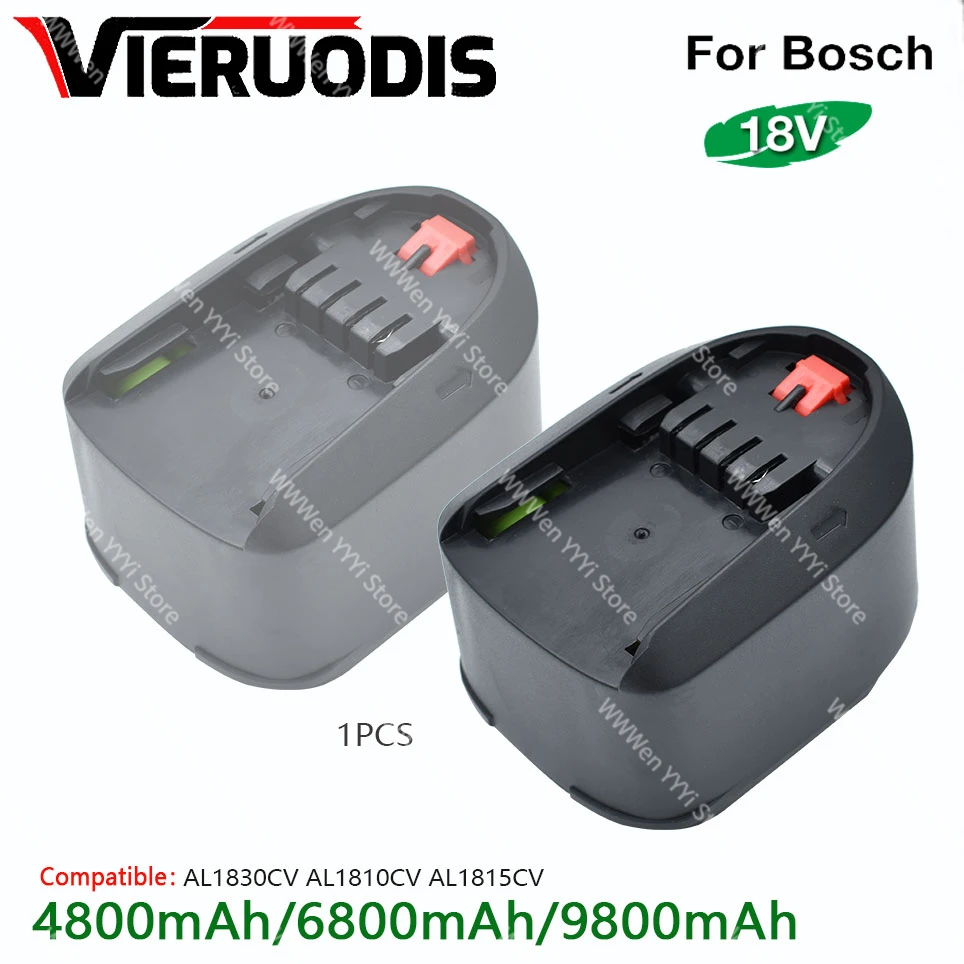 

for Bosch 18V 4.8Ah/6.8Ah/9.8Ah Li-Ion Akku PSR PBA PSB PST Home&Garten Werkzeuge (nur Typ C) AL1830CV AL1810CV AL1815CV 6800mAh