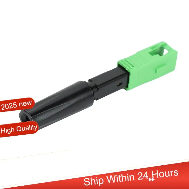 

AC18 (гарантия) 50 шт. Ftth встроенный быстрый разъем SC/APC зеленый пластиковый оптоволоконный разъем