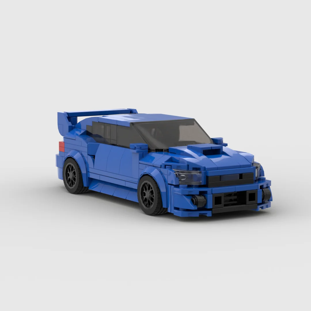 MOC Speed Champion JDM STI  303pcs racing sports car Vehicle  Racer Building Blocks Brick Creative Garage Toys for Boys