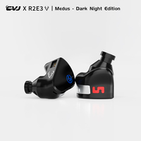CVJ X R2E3 Medusa Dark Night edition In-Ear Earphone Dynamic Driver Monitor Detachable Cable HiFiDetachable Cable Hifi Mermaid