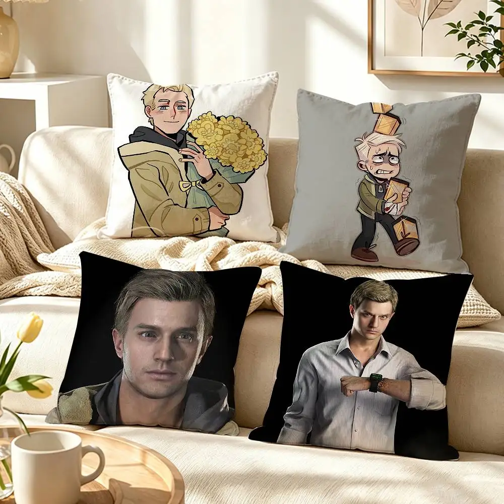 Resident evil Ethan Winters Pillow Case Pattern Printed Pillowcase For Living Room Sofa Cushion Cover