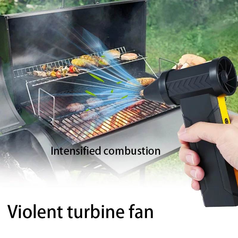 160000 RPM Brushless Motor Electric Turbo Jet Fan High-Speed Turbo Violent Fan Type-C Rechargeable Powerful Dust Blower 10000mA