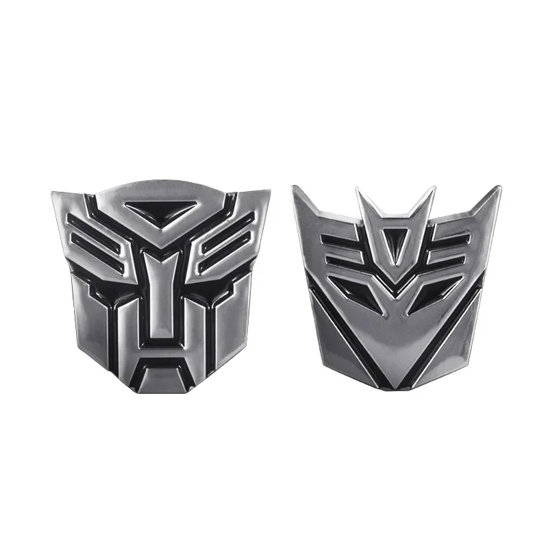 Car Styling Plastic 3D Car Stickers Cool Autobots Logo Transformers Badge Emblem Tail Decal Motorcycle bicycle Car decoration