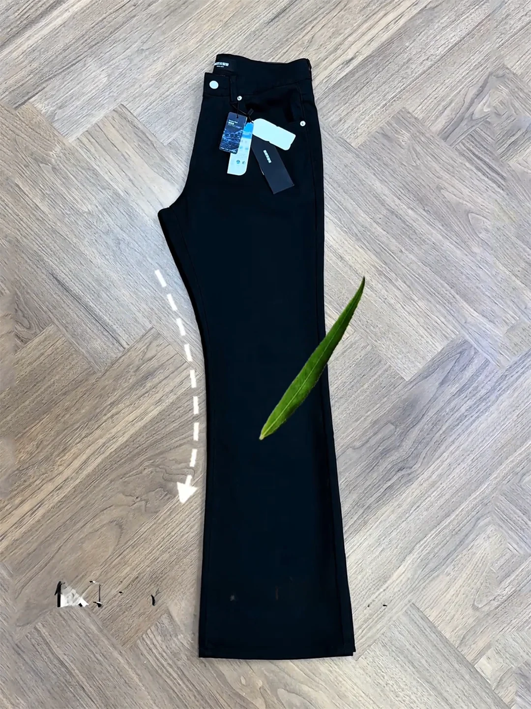 Vaqueros elásticos negros de mezclilla para hombre, pantalones de verano finos de estilo americano de pierna recta micro acampanados, lavados, de Levis
