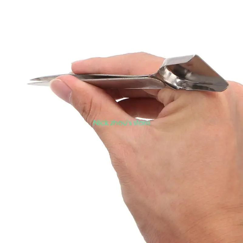 E15E Practical Diamond Tweezers Mini Shovel Tweezers for Gem Pick Up Beads