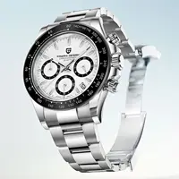 PAGANI DESIGN 2025 nuevos relojes para hombre, cronógrafo deportivo, reloj de cuarzo con fecha automática, reloj de pulsera resistente al agua con cristal de zafiro AR para hombre