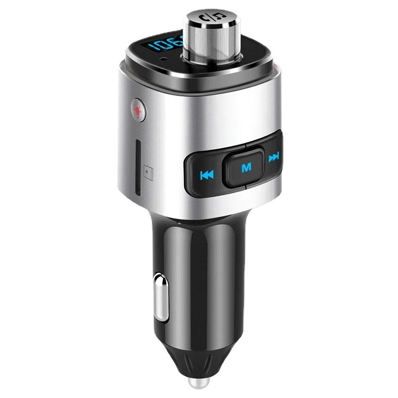 BC42 Car MP3 Player Car Charger Fast Charging Dual USB Car Bluetooth Hands-Free FM Transmitter