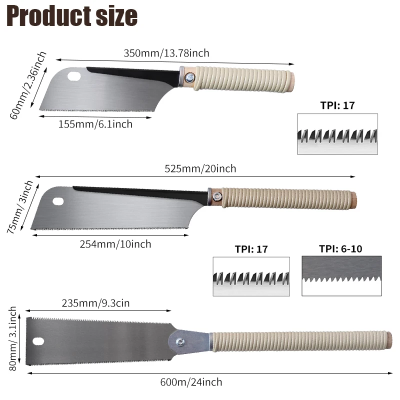 1 قطعة منشار يدوي ياباني SK5 شفرة مرنة قطع فلوش مقبض الخشب تتوافق منشار سحب للخشب الجاف الرطب لتقوم بها بنفسك أدوات النجارة
