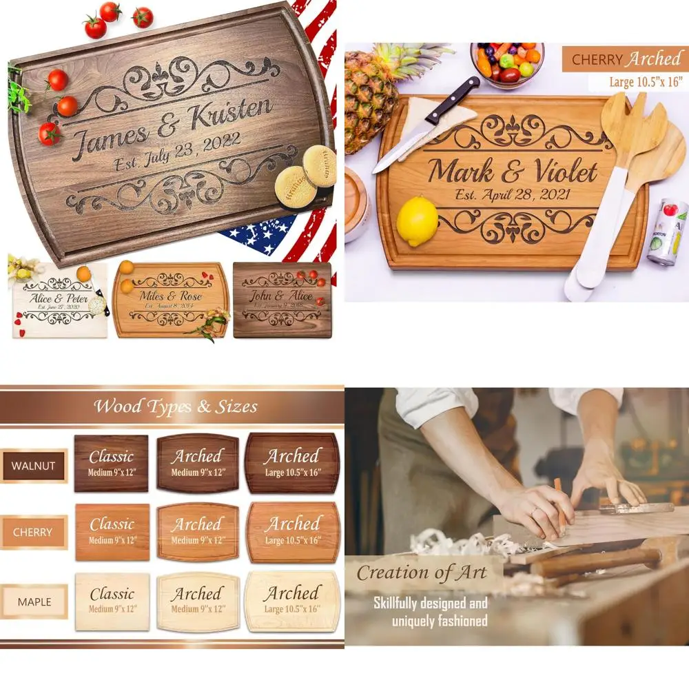 

Американская деревянная доска ручной работы: многофункциональная для сыра, резки, измельчения и дрессировки.