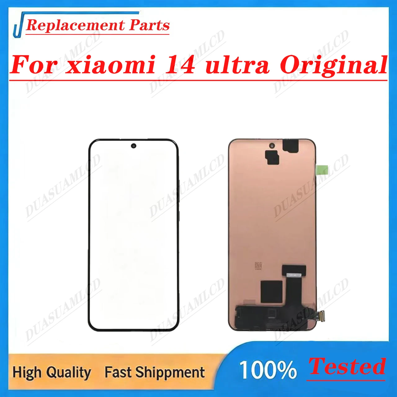 6.73 inch Original OEM OLED Screen for Xiaomi 14 Ultra Touch Screen Assembly 120Hz Suitable for Screen Repair