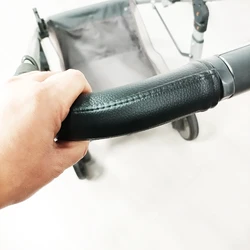 Stroller Push Bar Leather Cover For Cybex Melio Beezy Talos S Pushchair Mom Handrail PU Protective Case DIY Baby Accessories
