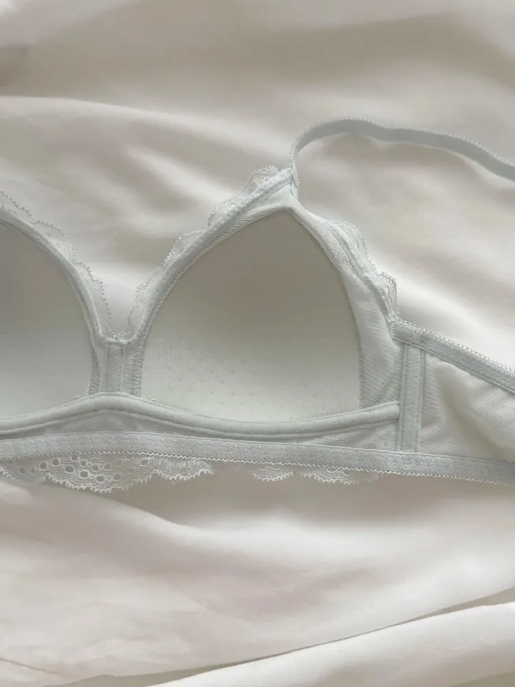 Lace  Cup Bra Thin Strap Women's Underwear Summer Collection Prevents Sagging Pure Desire Gathered Bra Nylon Outer Layer