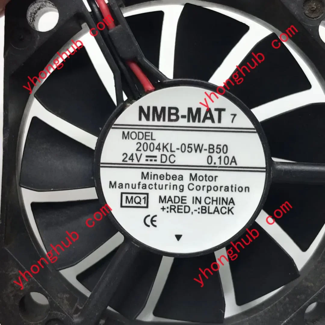 NMB-MAT 2004KL-05W-B50 MQ1 DC 24V 0.10A 50X50X10mm مروحة تبريد الخادم