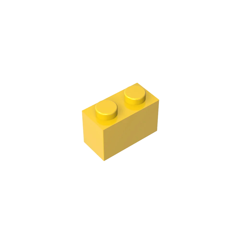 Gobricks 10 Stück Ziegel 1 x 2 Teile 3004 kompatible Montage DIY Baustein Konstruktionsspielzeug für Kinder Erwachsene kreatives Moc-Modell