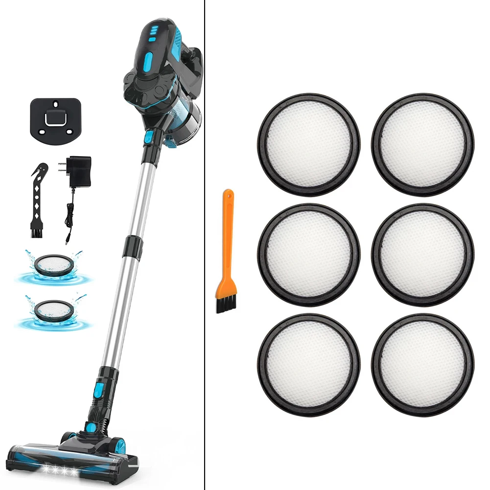 

For INSE I5 Cordless Vacuum Cleaner V70 With 6 Replacement Filters, 20KPa Suction Power, 6-in-1 Family Cordless Vacuum Cleaner