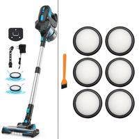 For INSE I5 Cordless Vacuum Cleaner V70 With 6 Replacement Filters, 20KPa Suction Power, 6-in-1 Family Cordless Vacuum Cleaner