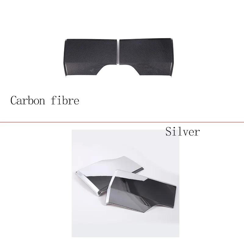 For Toyota Tundra 2022 2023 ABS Bright Silver Car Rear Bumper Corner Anti-collision Protection Cover Decorative Accessories