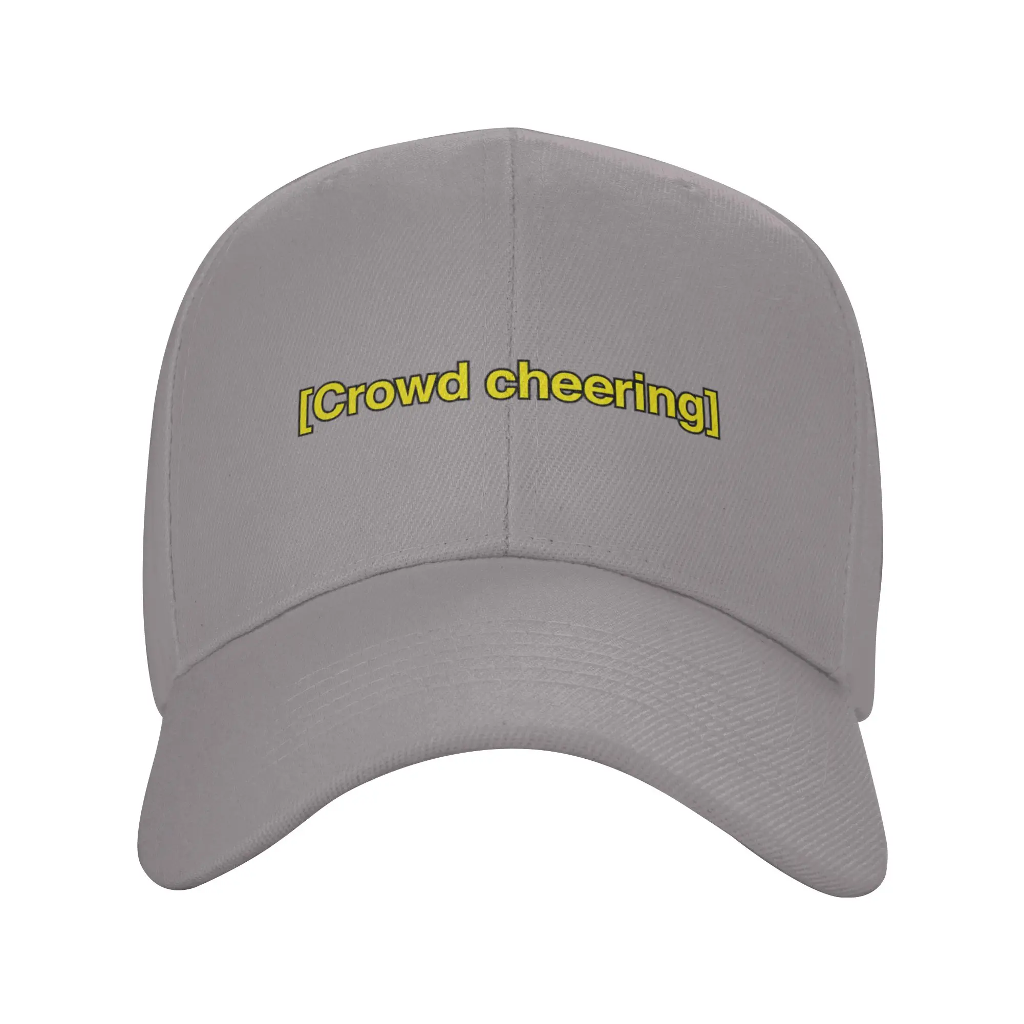 Crowd Cheering - Funny Closed Captions from TV and movies Trendy Baseball Cap Parent-Child Outing Low Profile Hip Hop Cap