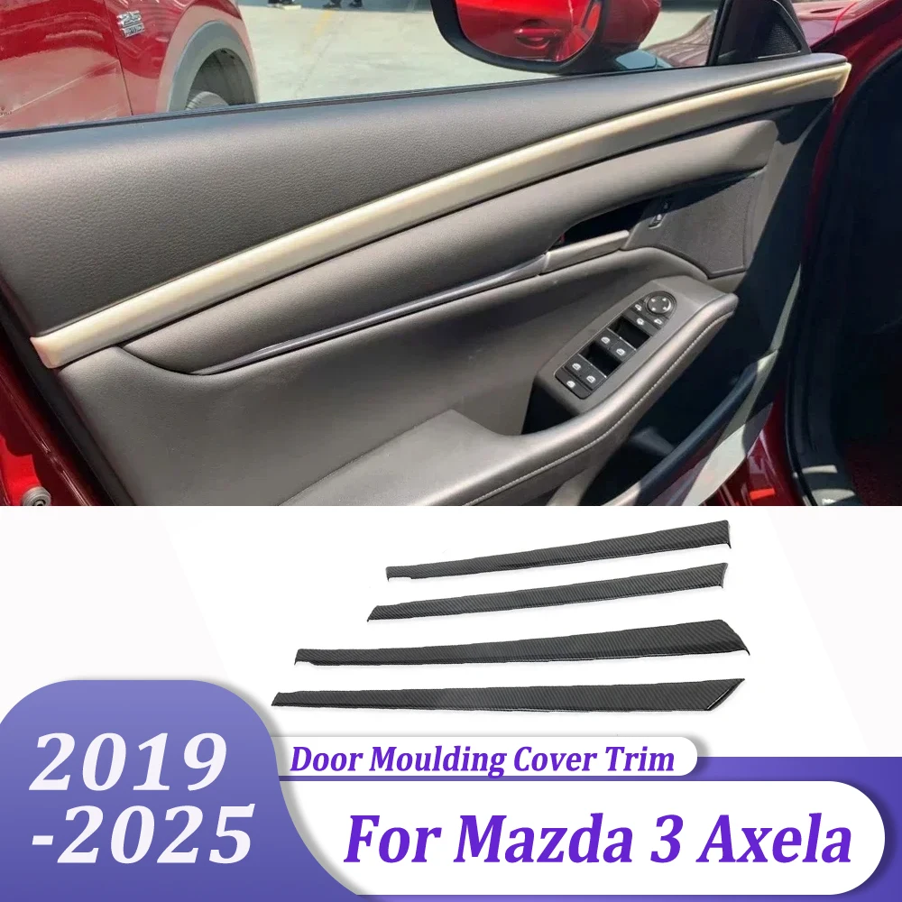 

Car Accessories Door Decoration Moulding Cover Trim Protection Stickers For Mazda 3 M3 Axela 2019-2021 2022 2023 2024 2025