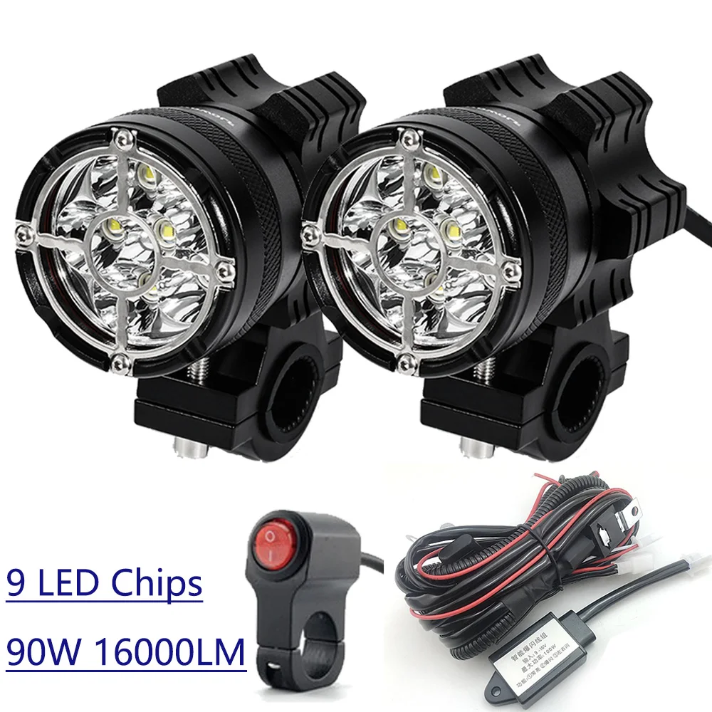 

Auxiliary Led Lights For Motorcycle Headlight Spotlights For Bmw R1250Gs K1200R F800R Gs 650 F850Gs R1100Rt R1200Gs 2004 310 Gs