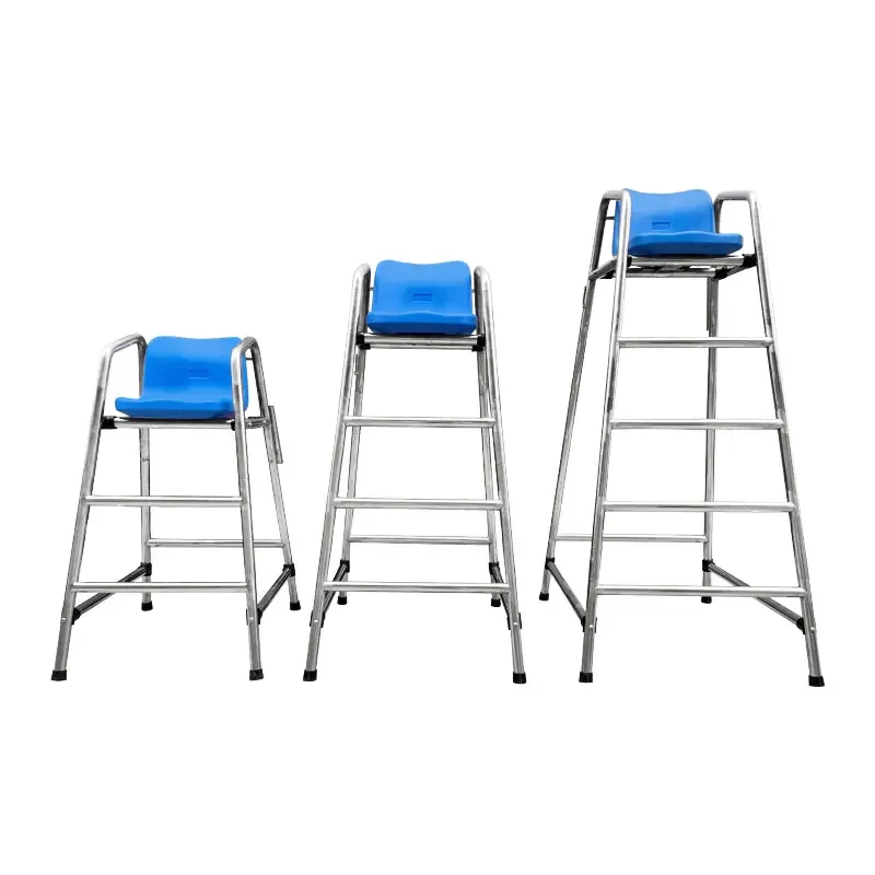 2026 Swimming Pool Safety Equipment Chair Water Rescue Safety Stainless Steel Lifeguard Chairpromote sales