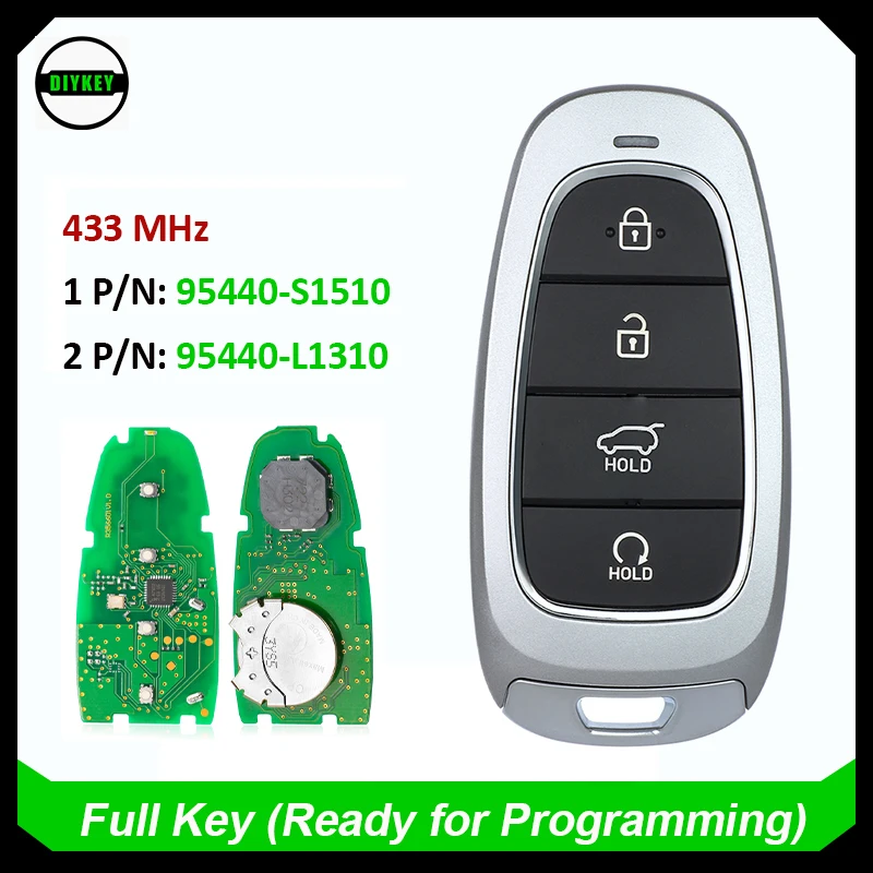 DIYKEY 95440-S1510 / 95440-L1310 مفتاح ذكي بدون مفتاح لشركة Hyundai Sonata 2019+، Santa Fe 2021 2022 FOB-4F260 / TQ8-F08-4F26