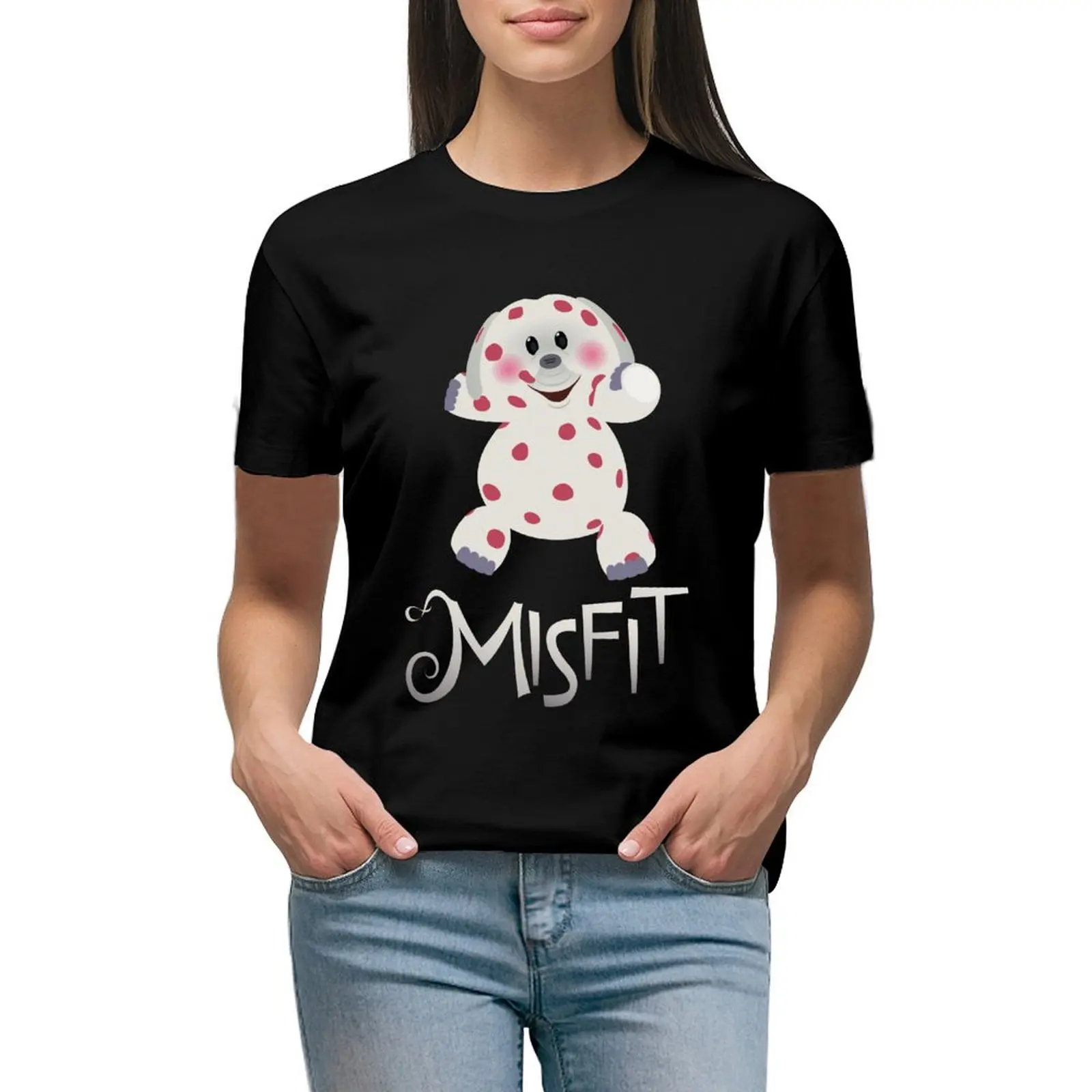 

Misfits - Spotted Elephant T-shirt tops oversized aesthetic clothes t shirt dress Women