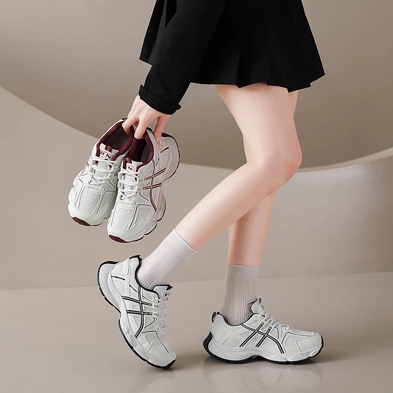 Women Casual Sneaker Comfortable Breathable 2026 New Brand Woman Platform Shoes Classic Stripe Designer Shoes Trend Sneakers view 6
