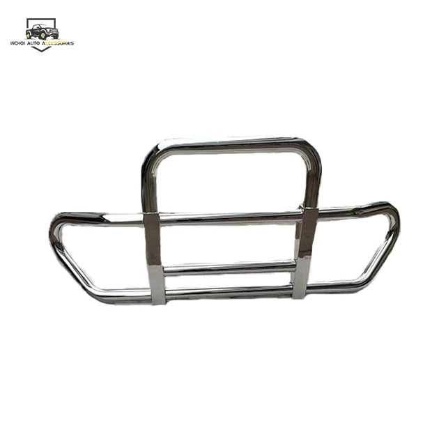 Cargo Trucks' Durable Stainless Steel Front Bumper Guard - Complete With Deer Guard, Bracket, And Grill Guard For Semi Trucks