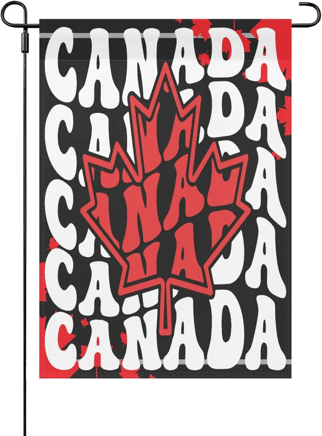 Retros Canada Seasonal Garden Flag 12x18 Double Sided Small Yard Decor for Summer LLO LLX uui
