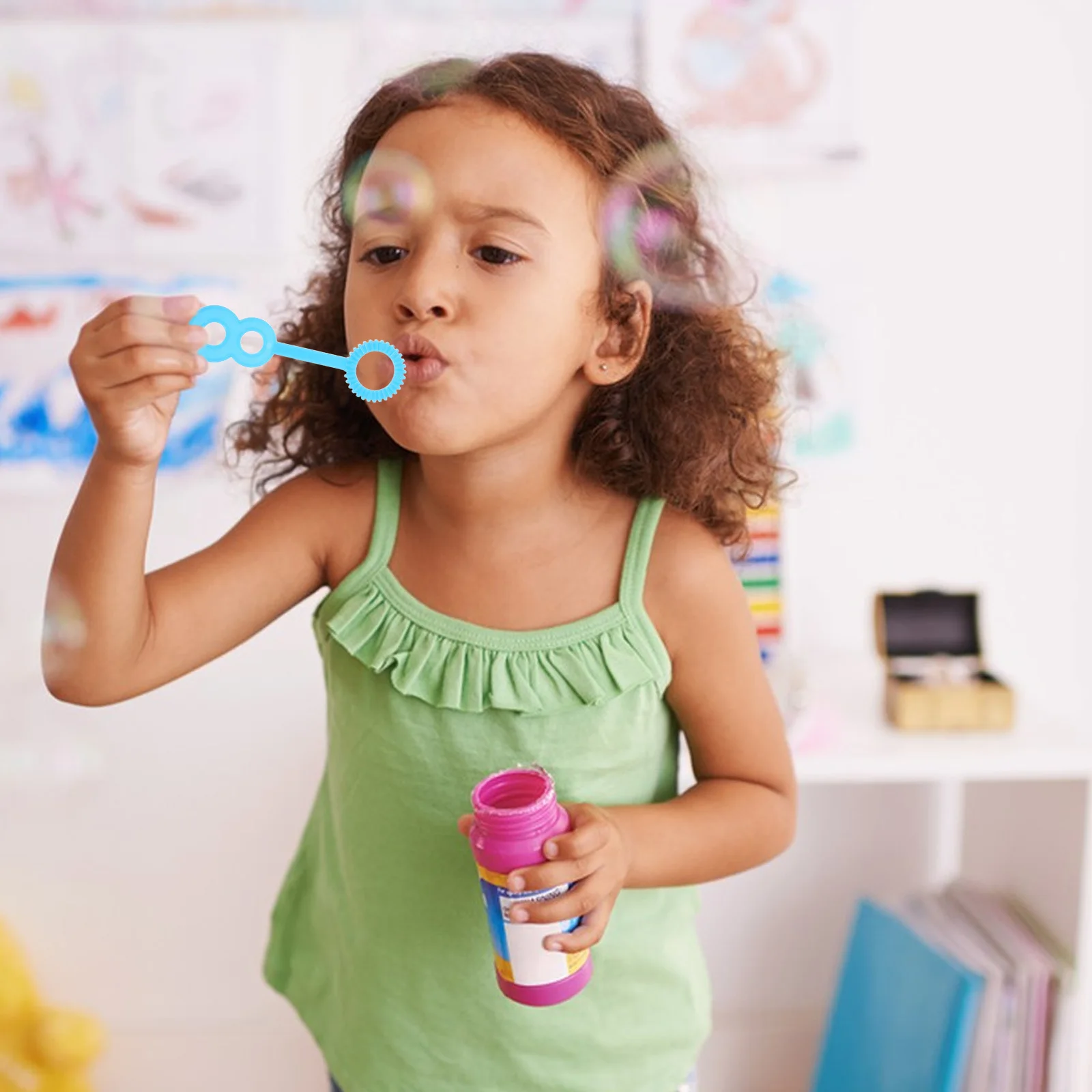 

90pcs Bubble Stick Kids Bubbles Kids Bubbles Wand Bulk Bulk Bubble Making Wand Sticks For Children Outdoor Fun Set