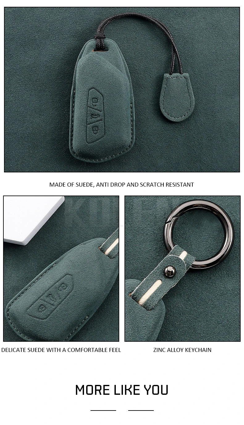 Leder Auto Fernbedienung Schlüssel Fall Abdeckung Shell Für VW Volkswagen Golf 8 2020 Skoda Octavia A8 2021 SITZ Leon MK4 schlüssel Schutz Halter – Detail 5