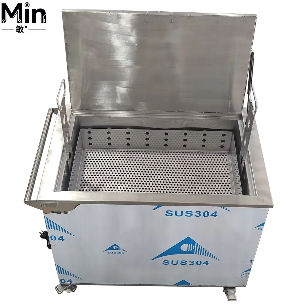 215L 1600W Digital Heating Industrial Ultrasonic Cleaner Dip Tank for Kitchen Restaurant Hotel Tableware Cleaning