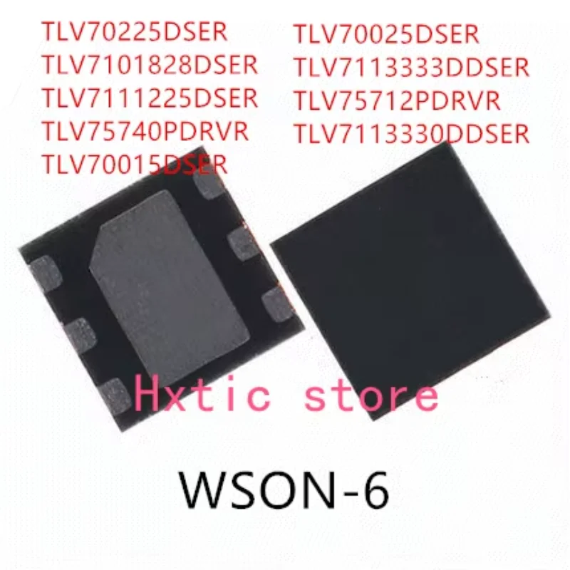 10 قطعة TLV70225DSER TLV 7101828 DSER TLV 7111225 DSER TLV75740PDRVR TLV70015DSER TLV70025DSER TLV 7113333 DDSER TLV75712PDRVR إيك