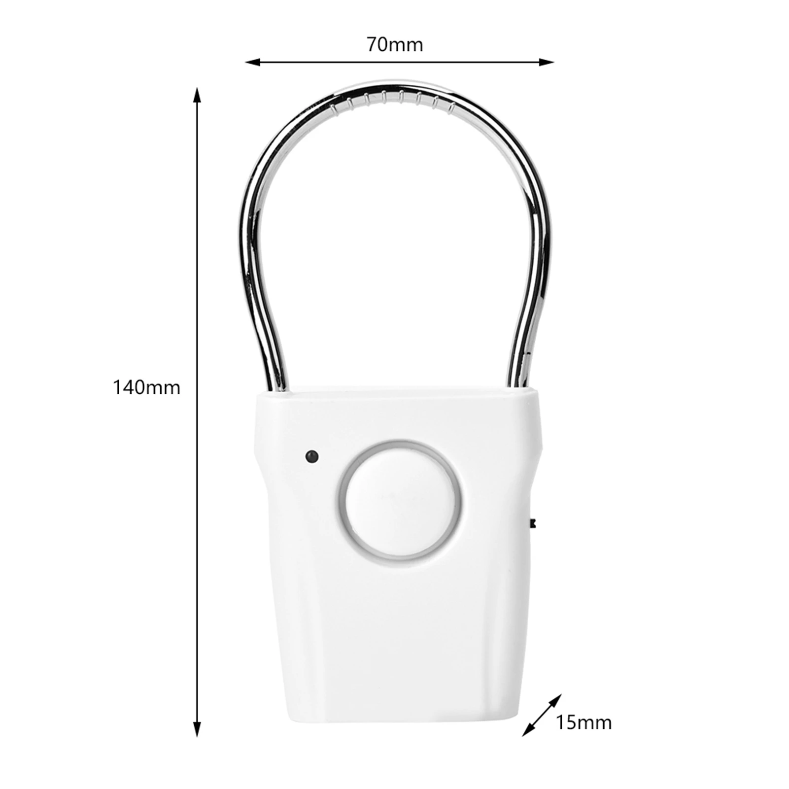 120dB มือจับประตูกันขโมยความปลอดภัยในบ้านสัญญาณเตือนประตูกันขโมยสั่นสะเทือนหน้าต่างสัญญาณกันขโมย