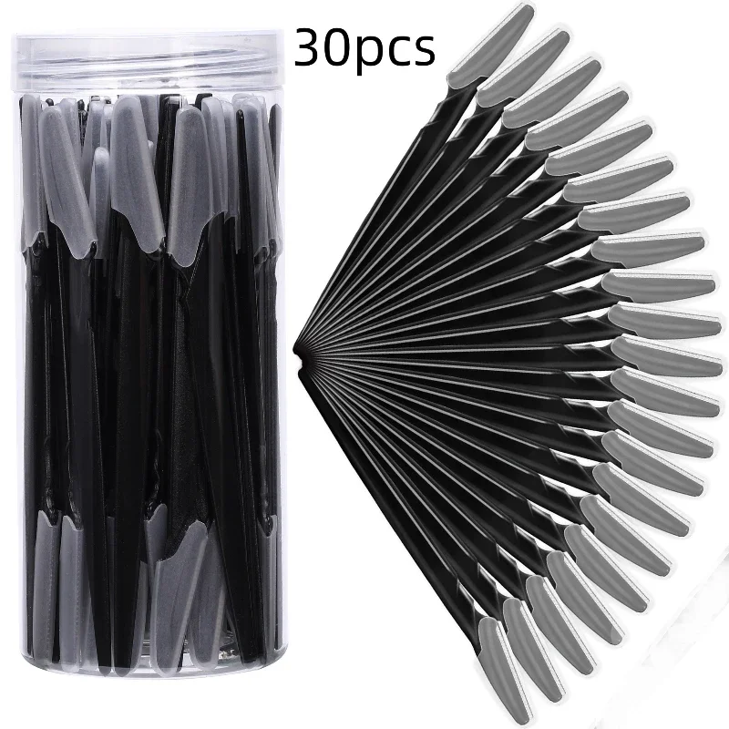 

30/40pcsbrow Razor and Face Razor for Women and Men, Eyebrow Hair Trimmer and Shaver with Protective Cover,Safe